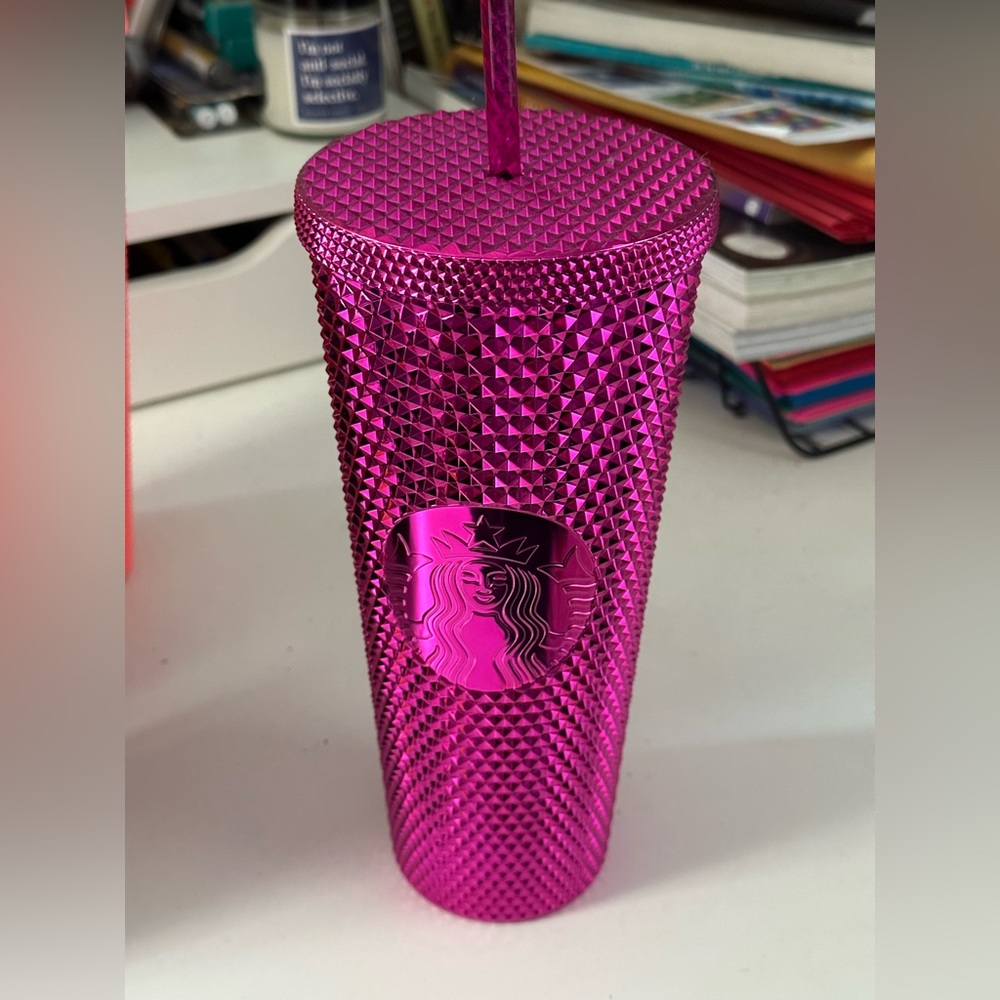 Starbucks Sangria Studded Tumbler 2022 Fall Winter Holiday Bling (24 oz - Venti)